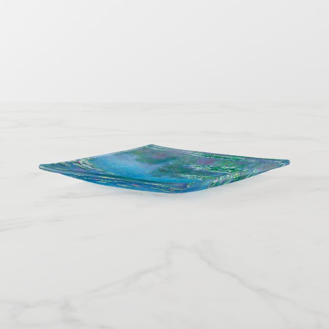 Water Lilies, Claude Monet  Trinket Tray (Angled)