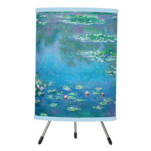 Water Lilies, Claude Monet Tripod Lamp