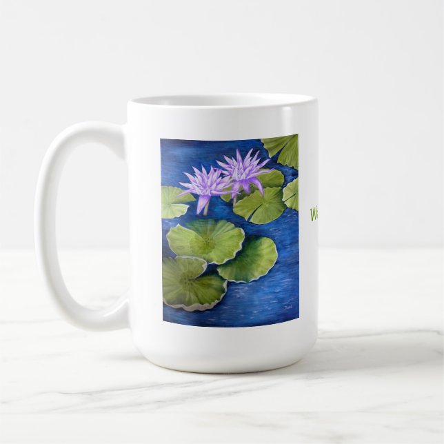 Water Lilies Coffee Mug (Left)
