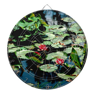 Water Lilies Dart Board