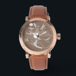 Water-lilies engraving watch<br><div class="desc">Vector,  imitation engravings. Artist by Zolotareva.</div>