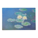 Water Lilies, Evening Effect By Monet Placemat at Zazzle