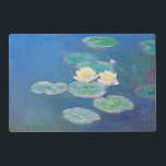 Water Lilies, Evening Effect by Monet Placemat<br><div class="desc">This painting “Water Lilies,  Evening Effect” was done in 1899 by French impressionist artist Claude Oscar Monet (1840-1926). It is our Fine Art Series no. 183.</div>