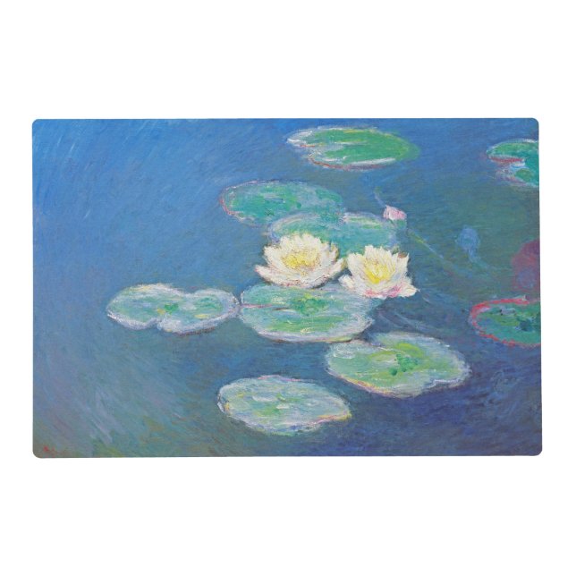 Water Lilies, Evening Effect by Monet Placemat (Front)