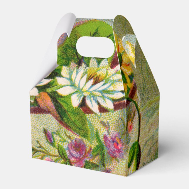 Water Lilies Favor Boxes (Front Side)