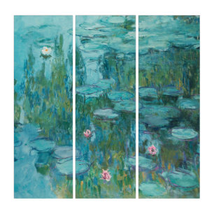 Water Lilies, Fine Art Oil Painting, Claude Monet
