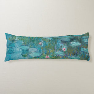 Water Lilies, Fine Art Oil Painting, Claude Monet Body Pillow
