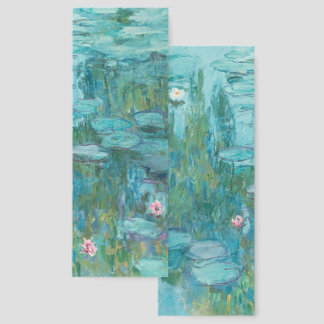 Water Lilies, Fine Art Oil Painting, Claude Monet Bookmarks