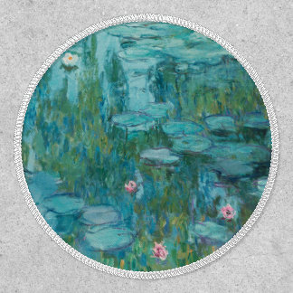 Water Lilies, Fine Art Oil Painting, Claude Monet Patch