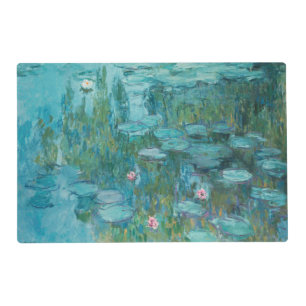 Water Lilies, Fine Art Oil Painting, Claude Monet Placemat