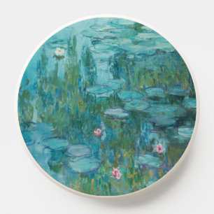 Water Lilies, Fine Art Oil Painting, Claude Monet PopSocket