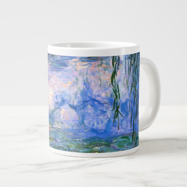 Water Lilies Giant Coffee Mug (Front Right)