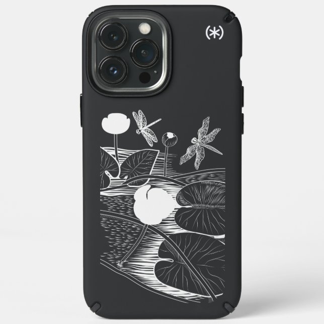  Water-lilies graphic Speck iPhone 13 Pro Max Case (Front)