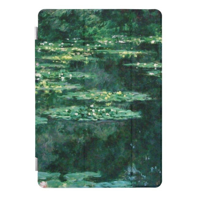 WATER LILIES IN GREEN POND by Claude Monet  iPad Pro Cover (Front)