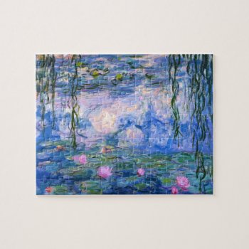 Water Lilies Jigsaw Puzzle by SimplyBoutiques at Zazzle