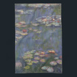 Water Lilies Kitchen Towel<br><div class="desc">Water Lilies by Claude Monet 1916 kitchen towel</div>