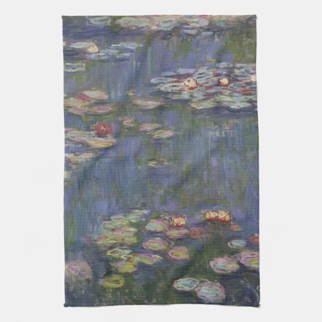 Water Lilies Kitchen Towel (Vertical)