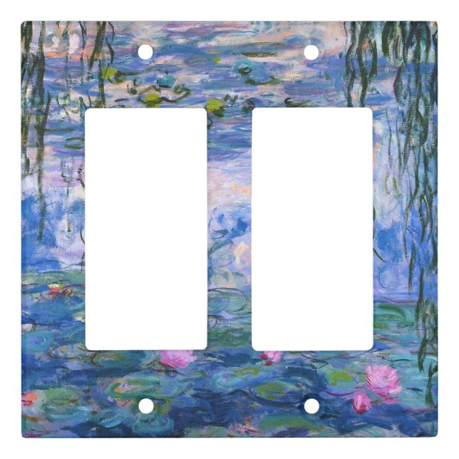 Water Lilies Light Switch Cover (Front)