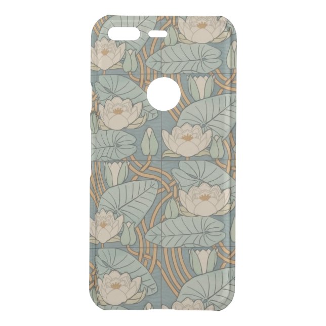 Water Lilies Lily Art Nouveau Nature Uncommon Google Pixel Case (Back)