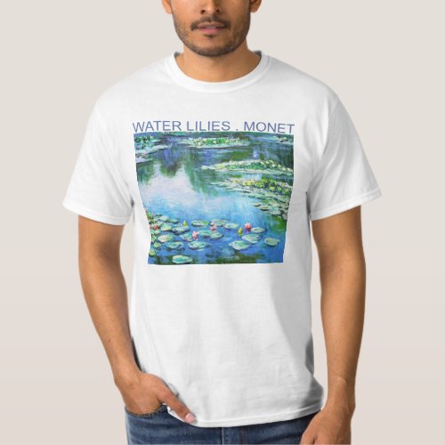 Water Lilies Monet T_Shirt