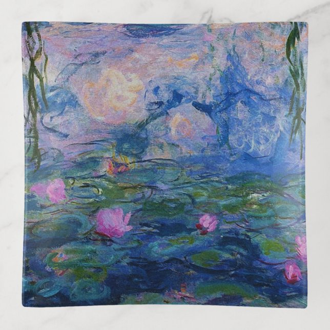 Water Lilies, Monet Trinket Tray (Front)