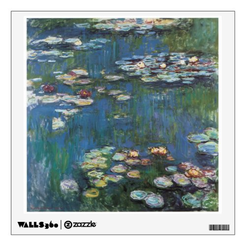 Water liliesone of many painting of claude Monet Wall Sticker