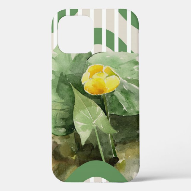 Water lilies pattern Case-Mate iPhone case (Back)