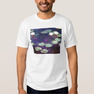 Water Lilies, Pink, 1897-99 Claude Monet cool, old Shirt