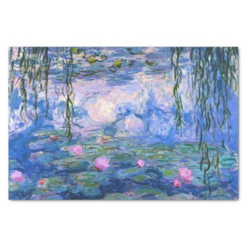 Water Lilies Pond Monet Decoupage Tissue Paper