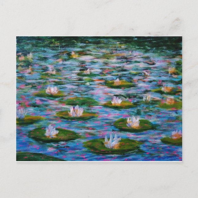 Water Lilies Postcard (Front)