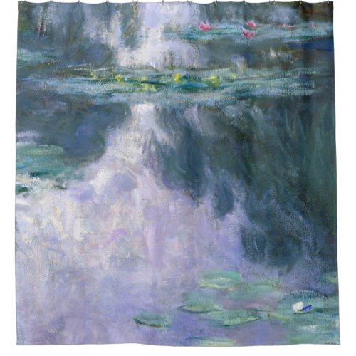 Water Lilies Series 1907 By Claude Monet Shower Curtain