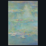 Water Lilies Series 3 by Claude Monet  Tissue Paper<br><div class="desc">Claude Monet - Masters of Art Series</div>