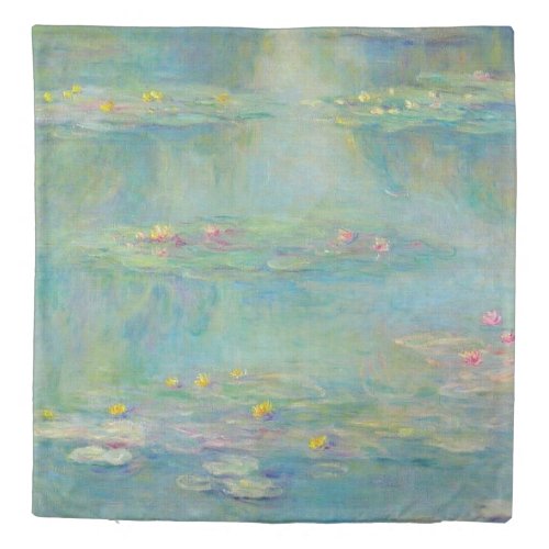 Water Lilies Series by Claude Monet Duvet Cover