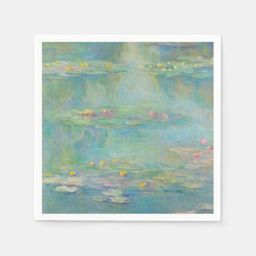 Water Lilies Series by Claude Monet Napkins