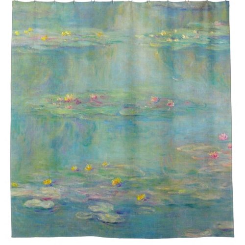 Water Lilies Series by Claude Monet Shower Curtain