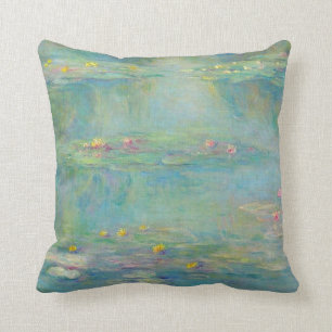 Water Lilies Series by Claude Monet Throw Pillow