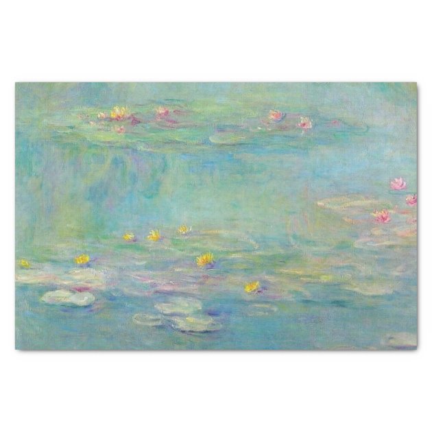 Paño de limpieza de microfibra a juego Cojín de ratón para computadora portátil y viaje Cojín de ratón de los lirios VI de agua de Claude Monet con diseño clásico colorido de las ilustraciones