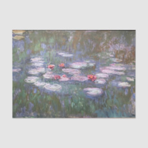 Water Lilies Series by Claude Monet Tissue Paper