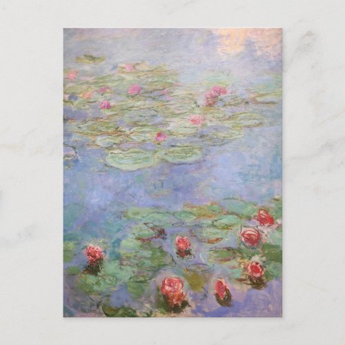 Water Lilies Series by Monet Postcard