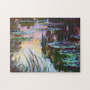 Water Lilies, Setting Sun Claude Monet Jigsaw Puzzle