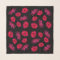 "Water Lilies" Square Your Name Scarf Black