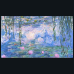 Water Lilies Tablecloth<br><div class="desc">.Water Lilies is a series of over 200 oil paintings by French Impressionist Claude Monet. This painting,  completed in 1919,  features shades of blue and pink.</div>