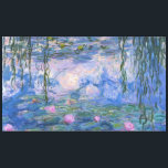 Water Lilies Tablecloth<br><div class="desc">.Water Lilies is a series of over 200 oil paintings by French Impressionist Claude Monet. This painting,  completed in 1919,  features shades of blue and pink.</div>