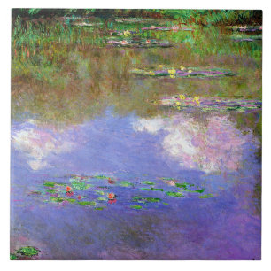 Water Lilies, The Clouds, Ceramic Tile
