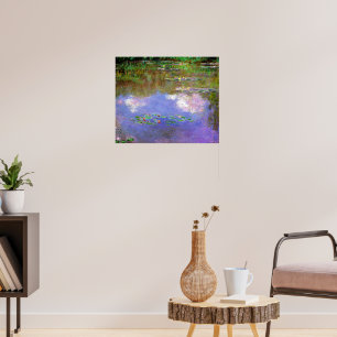 Water Lilies, The Clouds, Poster