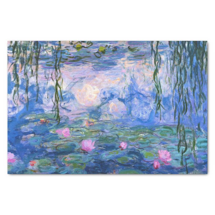 Water Lilies Tissue Paper (Claude Monet) | Zazzle.com