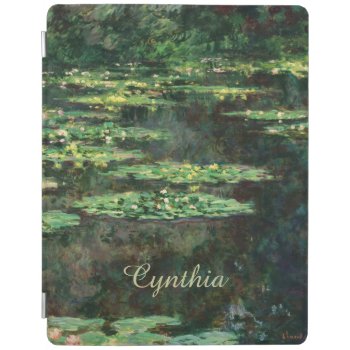 Water Lilies With Reflections  Claude Monet Ipad Smart Cover by monet_paintings at Zazzle