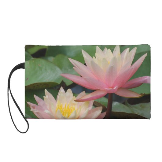 Water Lilies Wristlet Purse (Back)