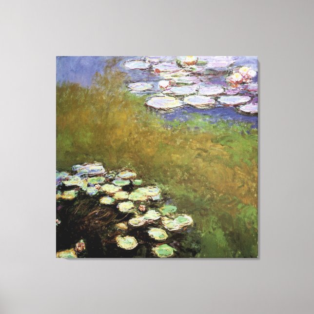 Water-Lillies: 1914-17 by Monet Canvas Print (Front)