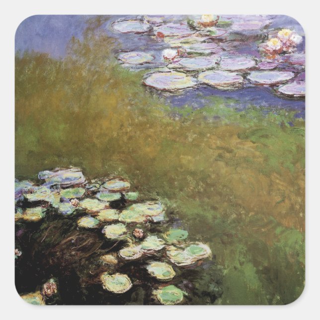 Water-Lillies, 1914-17 Square Sticker (Front)